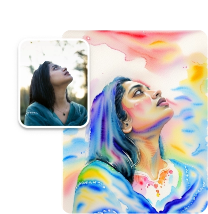 featureApply a Beautiful AI Watercolor Filter to Any Image in Just One Step